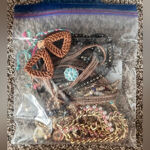 Assorted Jewelry Set with Pink and Gold Accents